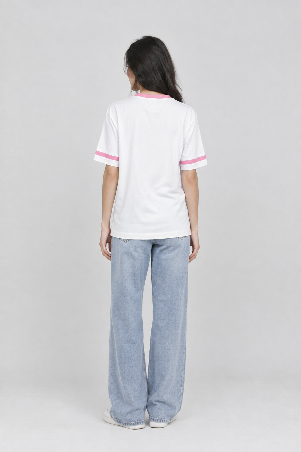 Lucky Feeling 66 Jersey Tee - Pink