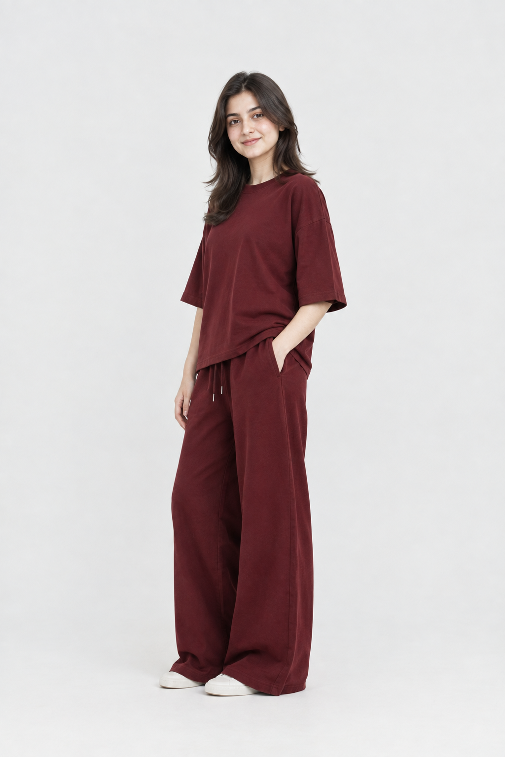 Maroon Co-ord Set