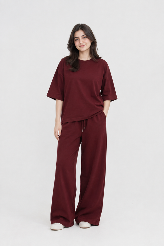 Maroon Co-ord Set